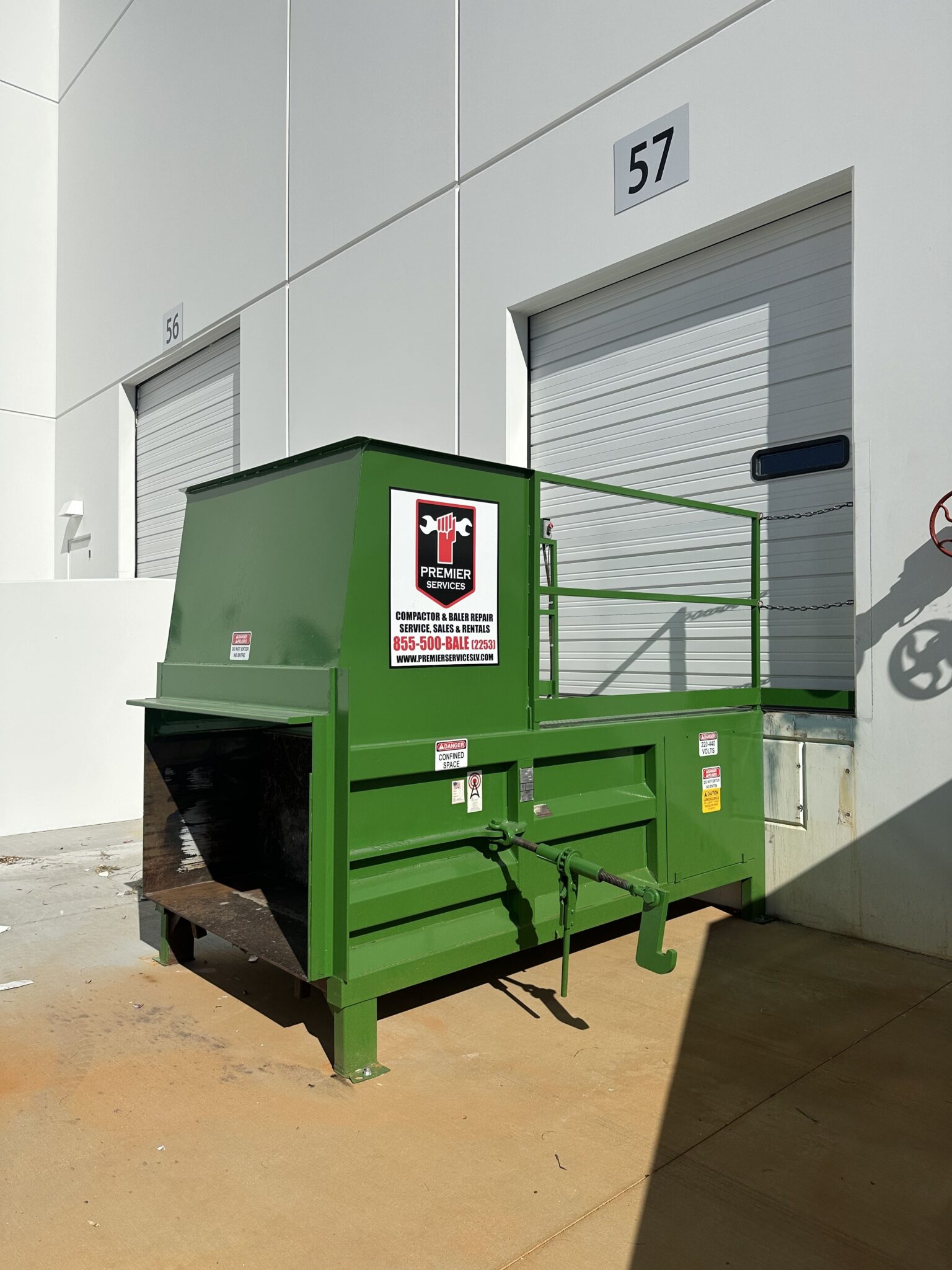 Vertical baler rental delivery in Las Vegas, NV